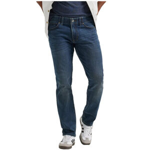 NWT Lee Men's Extreme Motion MVP Straight Fit Tapered Leg Jeans in Nash 32x30